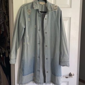 Oversized denium jacket